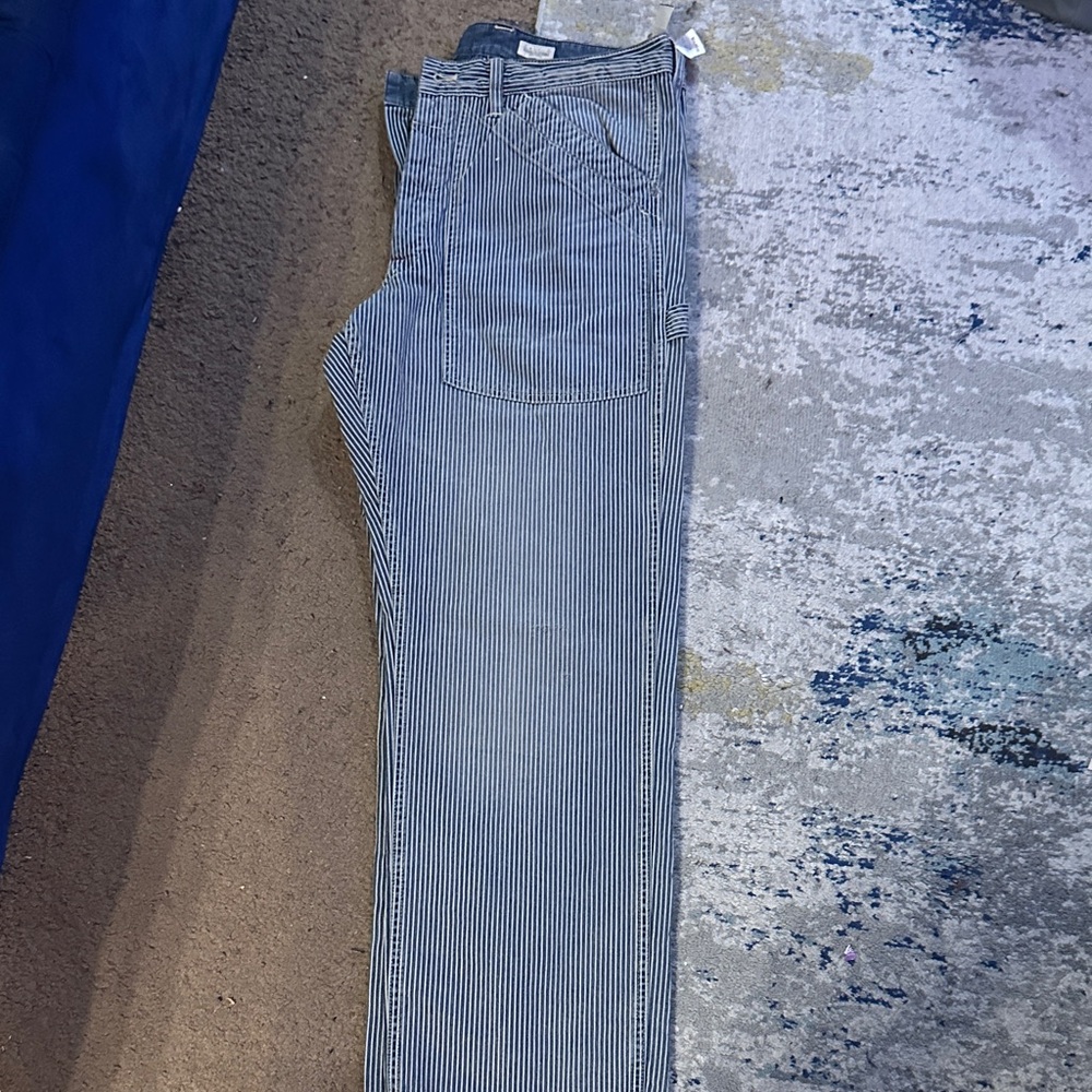 Polo Ralph Lauren Men's Blue Striped Relaxed Jeans